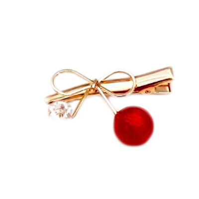 

Hairpin Inlaid Rhinestones Girl Trend Edge Clip Duck Butterfly Knot Pearl Cherry Clamps&Gift Usable Mouth