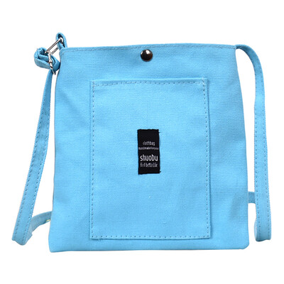 

Tailored Fashion Women Letter Canvas Candy Color Shoulder Bag Messenger Bag Crossbody Bag