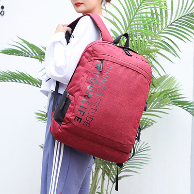 

Tailored Student Backpack New Outdoor Leisure Backpacks USB Multifunction Computer Bag