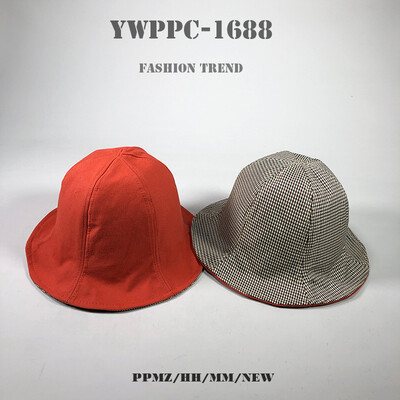 

Hat spring&summer girls double-sided fisherman Hat Sun UV Sun Hat tide Korean Joker Sun Hat