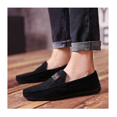 

2018 new peas shoes mens leather casual shoes mens shoes shoes lazy shoes mens shoes summer tide shoes
