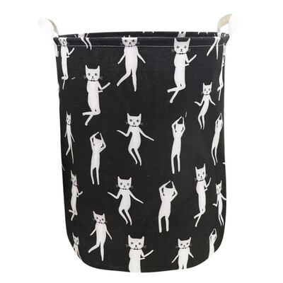 

〖Follure〗Waterproof Canvas Laundry Clothes Basket Storage Basket Folding Storage Box