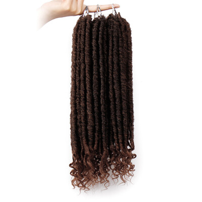 

〖Follure〗Fashion Pretty Woman Girl Gradient Color Twist Crochet Braids Extensions Wigs
