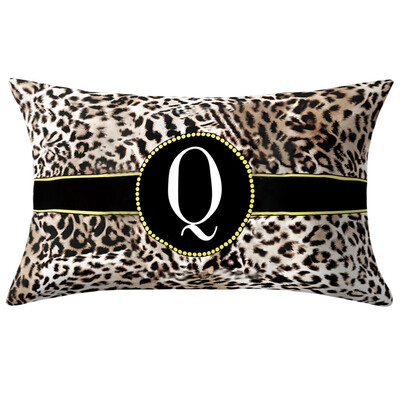 

〖Follure〗English Alphabet Pillow Print Cushion Flower Pillowcase Cover Room Decoration