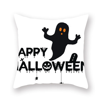 

Cartoon Skull Halloween Cushion Cover Nightmare Before Christmas Decor Throw Pillows Car Sofa Home Decorative Pillow Case