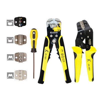 

4 In 1 Wire Crimpers Self-Adjusting Cable Striper Terminal Crimping Pliers Tool Set