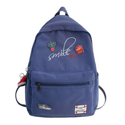 

In s school bag girl Korean version high school junior high school students feel two shoulder pack tide leisure 100 tide brand bac