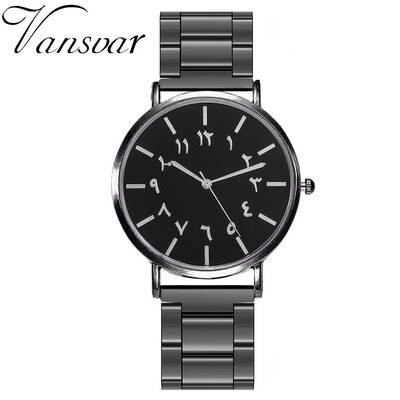 

Featured Women Watches Creative Number Dial Ladies Analog Quartz Wristwatch High Quality Alloy Strap Clock Relogio Feminino