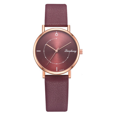 

Fashion temperament ladies watch PU belt casual fashion watch spot