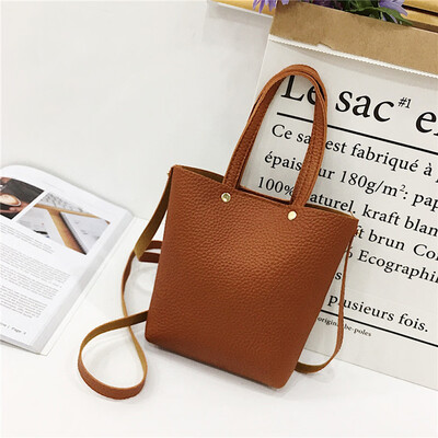 

Tailored Fashion Womens Leather Pure color Shoulder Bags With Corssbody Bag&Handbag
