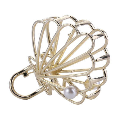 

Shell Square Metal Hair Clips Women Barrettes Hairpins Shower Hair Holder