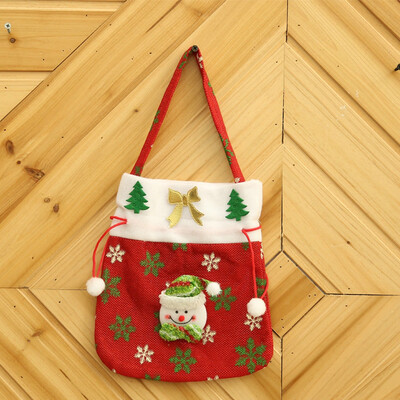 

Tailored Christmas Candy Bag Santa Claus Snowmen Gift Children Party Storage