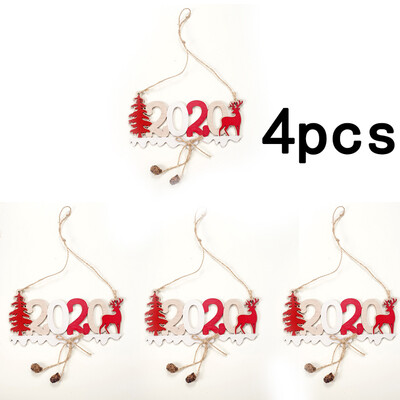 

Creative Christmas Tree Wooden Decoration Letter Hanging Ornaments Home Party