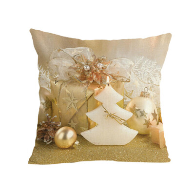 

Tailored Merry Christmas Pillow Cases Soft Sofa Cushion Cover Home Decor Pillow Core