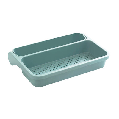 

Creative Foldable Sink Rack Kitchen Fruit Cleaning Water Draining Basket Holder