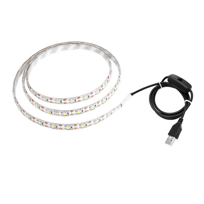 

ZDM Waterproof 2835 White LED USB Background Strips Lamp Stripe Switch DC5V