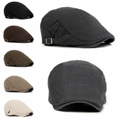 

New Mens Ivy Hat Berets Cap Golf Driving Sun Flat Cabbie Newsboy Cap-Fashion