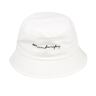 

Fashion Strawberry Embroidered Folding Unisex Bucket Hats Hiking Outdoor Casual Fisherman Hat