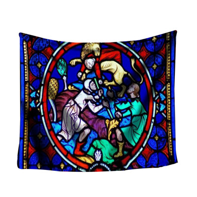 

Toponeto Colorful Print Tapestry Art Room Notre Dame Wall Hanging Tapestry Art Nature