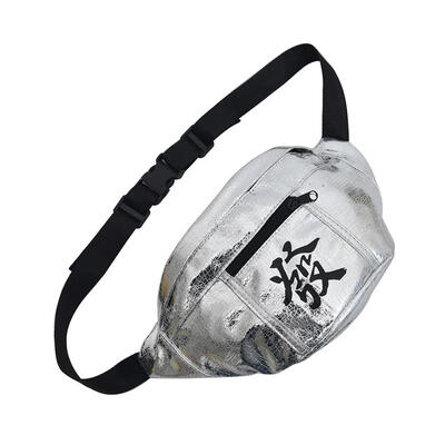 

Chinese Letter Print Shoulder Unisex Waist Fanny Packs Crossbody Chest Bags