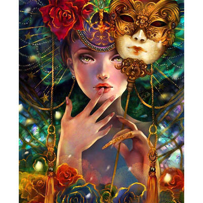 

5D DIY Full Drill Diamond Painting Novelty Beauty Cross Stitch Embroidery