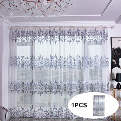 

Gobestart Sheer Curtain Tulle Window Treatment Voile Drape Valance Fabric