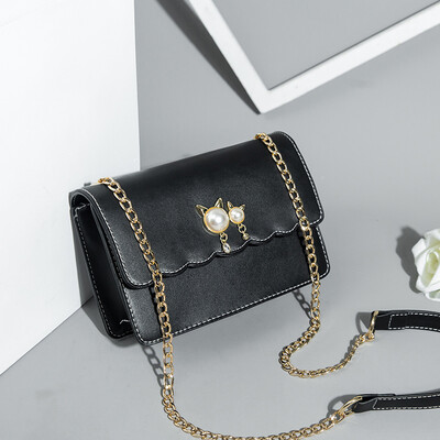 

Summer on the new texture foreign style Korean version of Baitie single shoulder slanting fashion chain small square bag