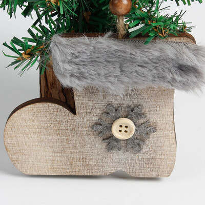 

Tailored Snowflake Wood Embellishments Rustic Christmas Tree Hanging Ornament Decor