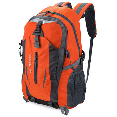 

Guapabien Large Capacity Patchwork Ladder Lock Zipper S Shape Mesh Strap Outdoor Portable Backpack