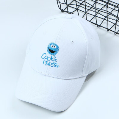 

Korean cartoon graffiti duck tongue hat Street retro cornice hat men&women leisure ins couple letter sunscreen hat