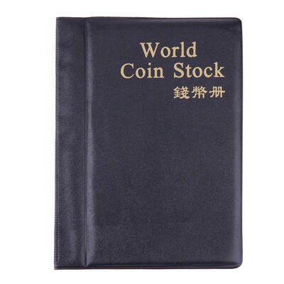 

PVC Coin Album Holders 10 Pages 120 Pockets Coin Collection Storage Book