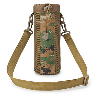 

Kettle Bag With Long StrapTactical Outdoor Shoulder Bottle Bag Riding Water Cup Bag Hand Waist Cross Package Accessory Bag