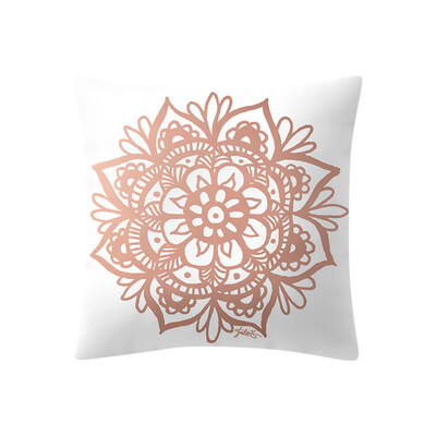 

〖Follure〗Rose Gold Pink Cushion Cover Square Pillowcase Home Decoratio