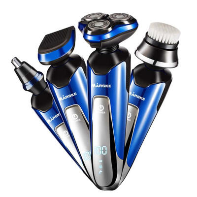 

Washable Rechargeable Electric Shaver Hair Trimmer Triple Blade Razor SetEU Plug