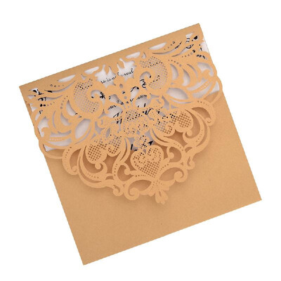 

10Pcs Pearl Paper Floral Invitation Cards Invitation Holders for Wedding Birthday Party Anniversary