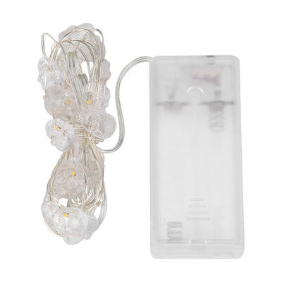 

20LED Garden String Light Skull Wire Fairy Lamp Xmas Wedding Party Decor