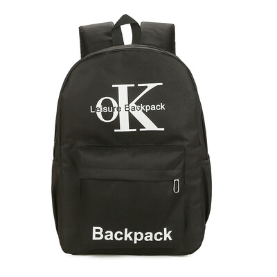 

One Piece Cartoon Backpack Black Fluorescent Backpack Fashion Casual Travel Bag