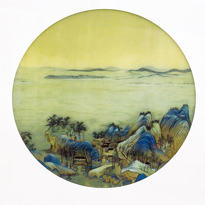 

Dong Ning Qianli Jiangshan partial Hand-embroidered paintings 9799
