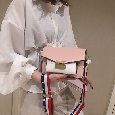 

Qiao Bani 2019 new fashion trend European&American style wild hit color bag shoulder diagonal female bag cross-border exclusive