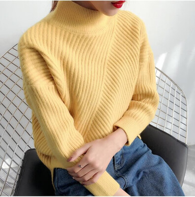

Korean version of sweater girl in autumn&winter 2018