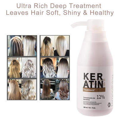

Greensen PURC 300ml Repair Damaged Dry Hair Keratin Treatment Hair Conditioner Care Nutrient
