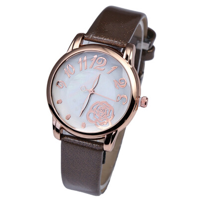 

Minimalist style Marble women Watches Platimum ladies dress Wristwatch genuine Leather Casual watch students Quartz Clock &Ff