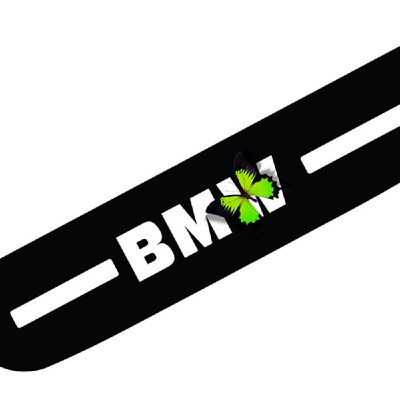 

For BMW 5 Series High Brake Lamp 3 Series 7 Series Automotive Supplies Modified Interior Decoration Black Brake Light Sticker  Pe