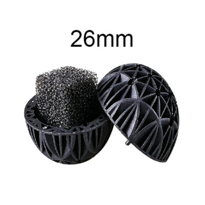 

100pcs Aquarium Bio Balls Fish Tank Filters Black 16MM26MM accesorios acuarios peces
