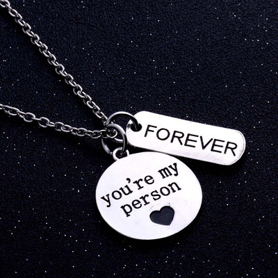 

Necklace Lovers Funny Jewelry Initial Anatomy Gift Friends Trendy Casual Initial