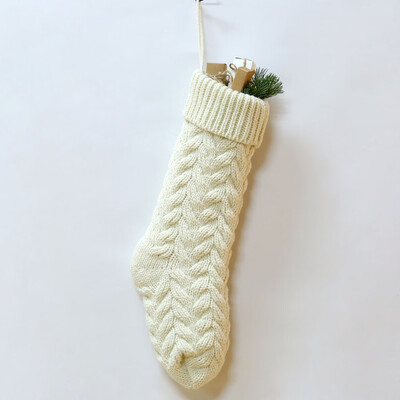 

Gobestart Christmas Knitting Stockings Sack Gift Filler Decoration Sock