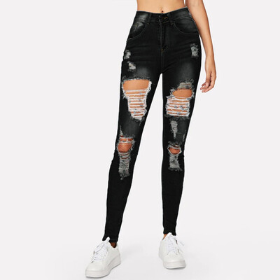 

Gobestart Women Fashion Pocket Wild Slim Fit Tight Pants