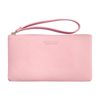 

Fashion Women Change Messenger Bag Portable Clutch PU Leather Zipper Wallet
