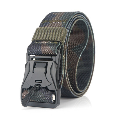 

New Nylon belt Camouflage Insert Buckle Mens belt Tactical belt Fast Multifunction Military training belts Fabric belt 125cm