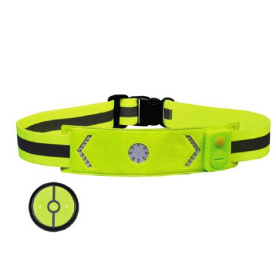 

24G Wireless Remote Controlled LED Reflective Belt with Turn Light High Visibility